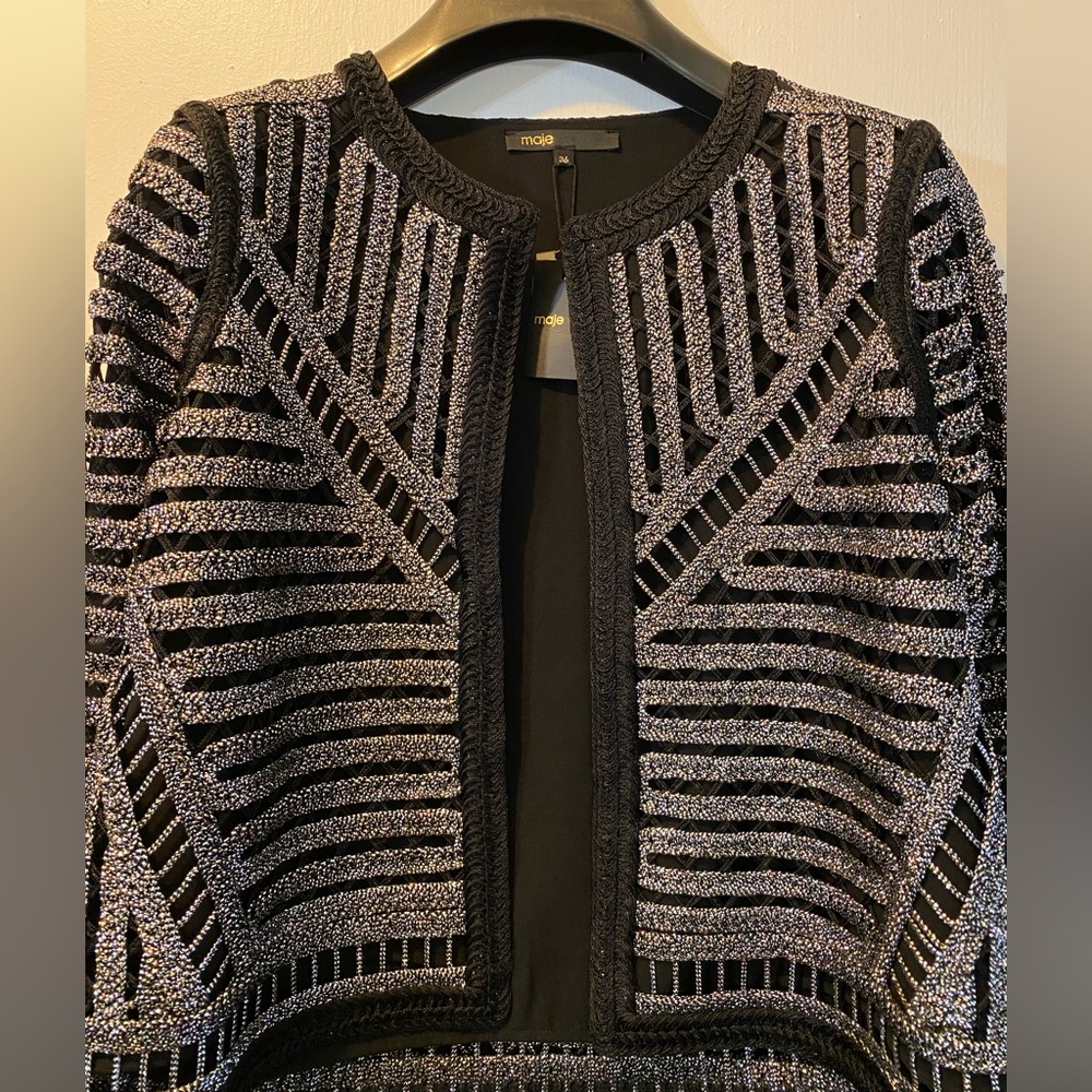MAJE glittery jacket BRAND NEW with tags (matching skirt also available)